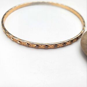Celtic cowgirl gold toned bracelet bangle‎
